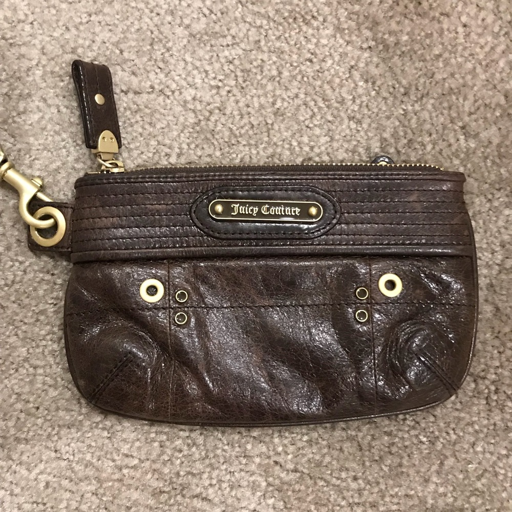 Brown Juicy Couture Wristlet